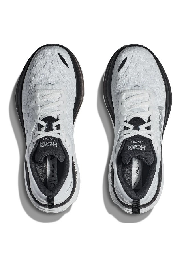 Hoka Men's Breathable Cross Training Shoes, Medium Round Toe White Black - Image 3